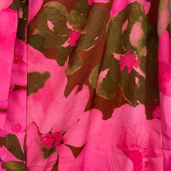 NWT Vestique Jacqueline Floral Pink Midi Dress Size Small - Picture 14 of 16